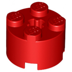 Steen, Rond 2x2 Red